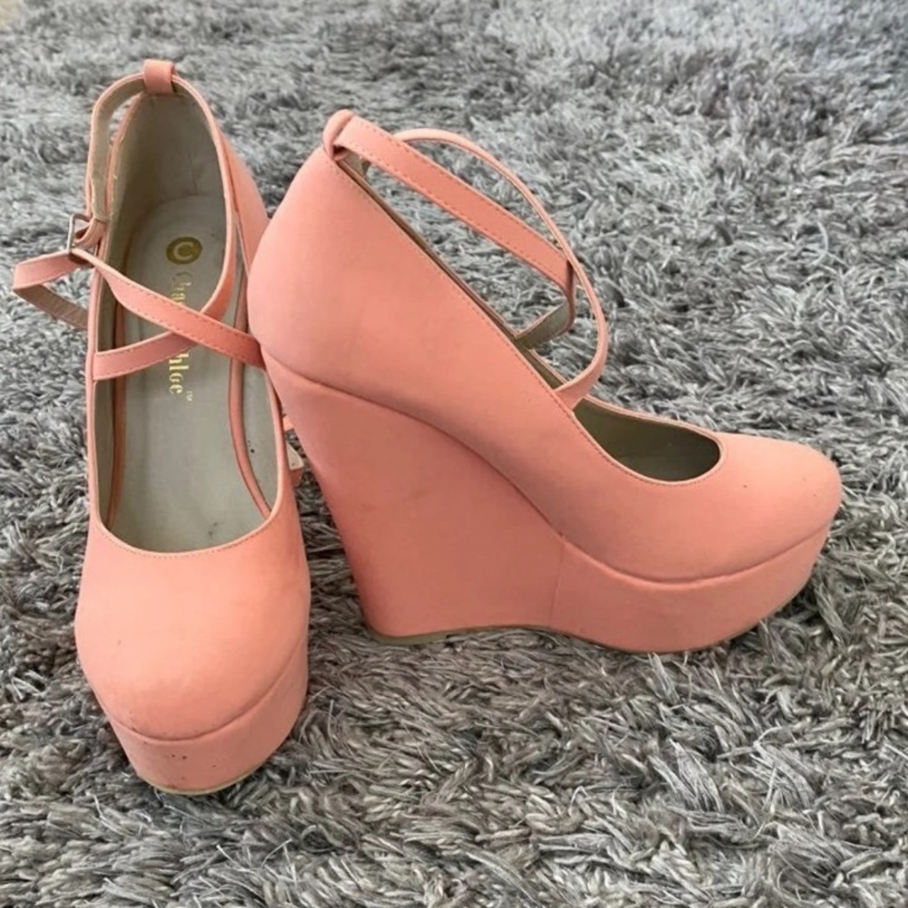 Vibrant Peace Wedge Heels